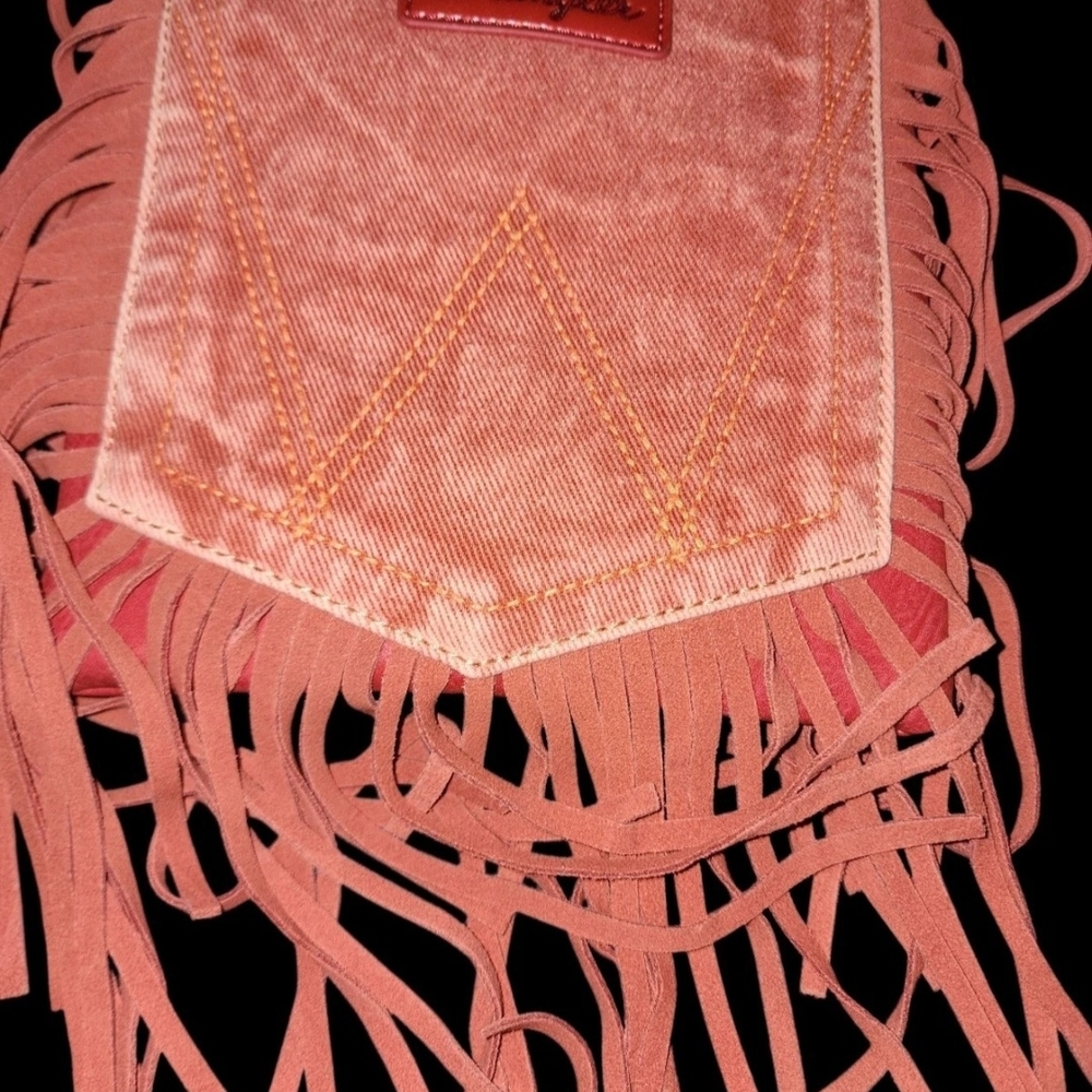 Wrangler Pink Fringe Bag